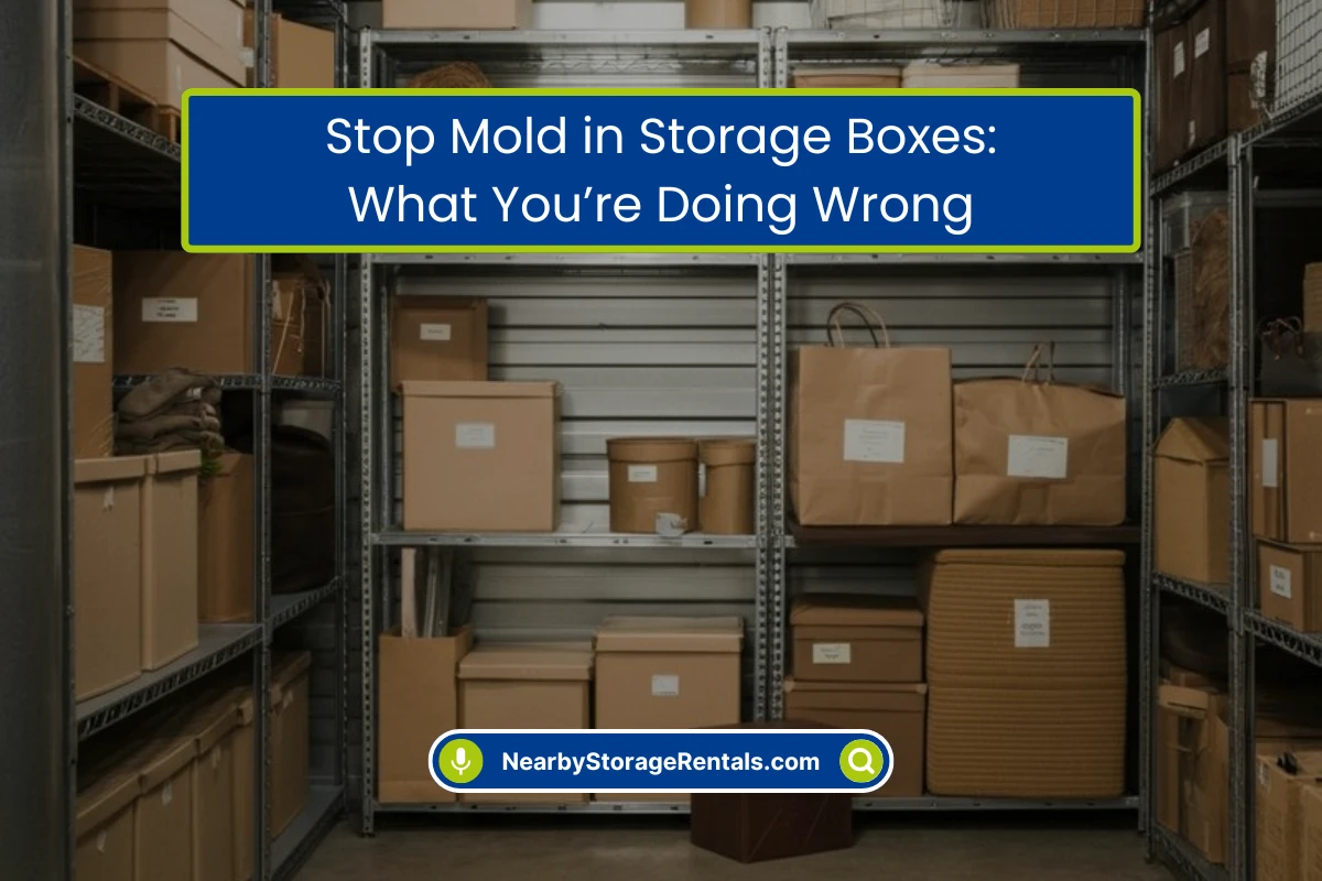Why Stored Boxes Smell and Grow Mold