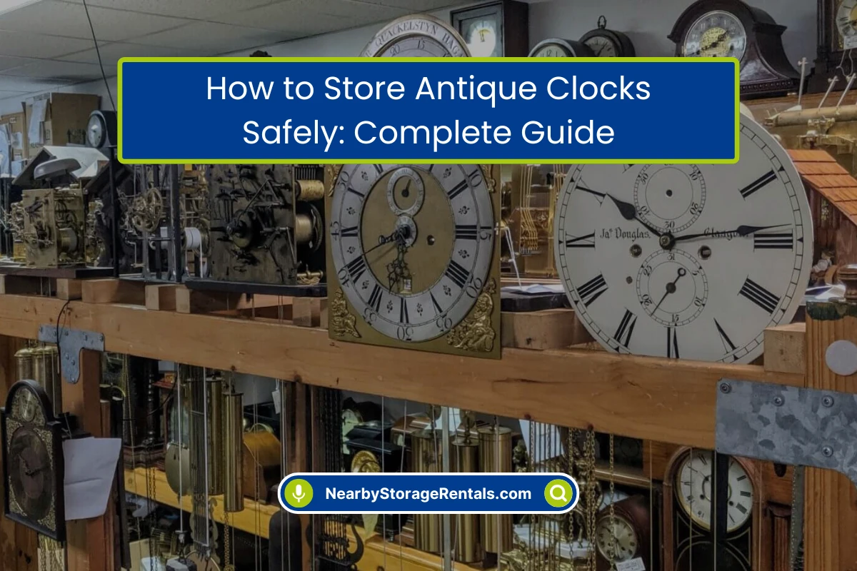 Antique Clock Storage Tips to Prevent Damage