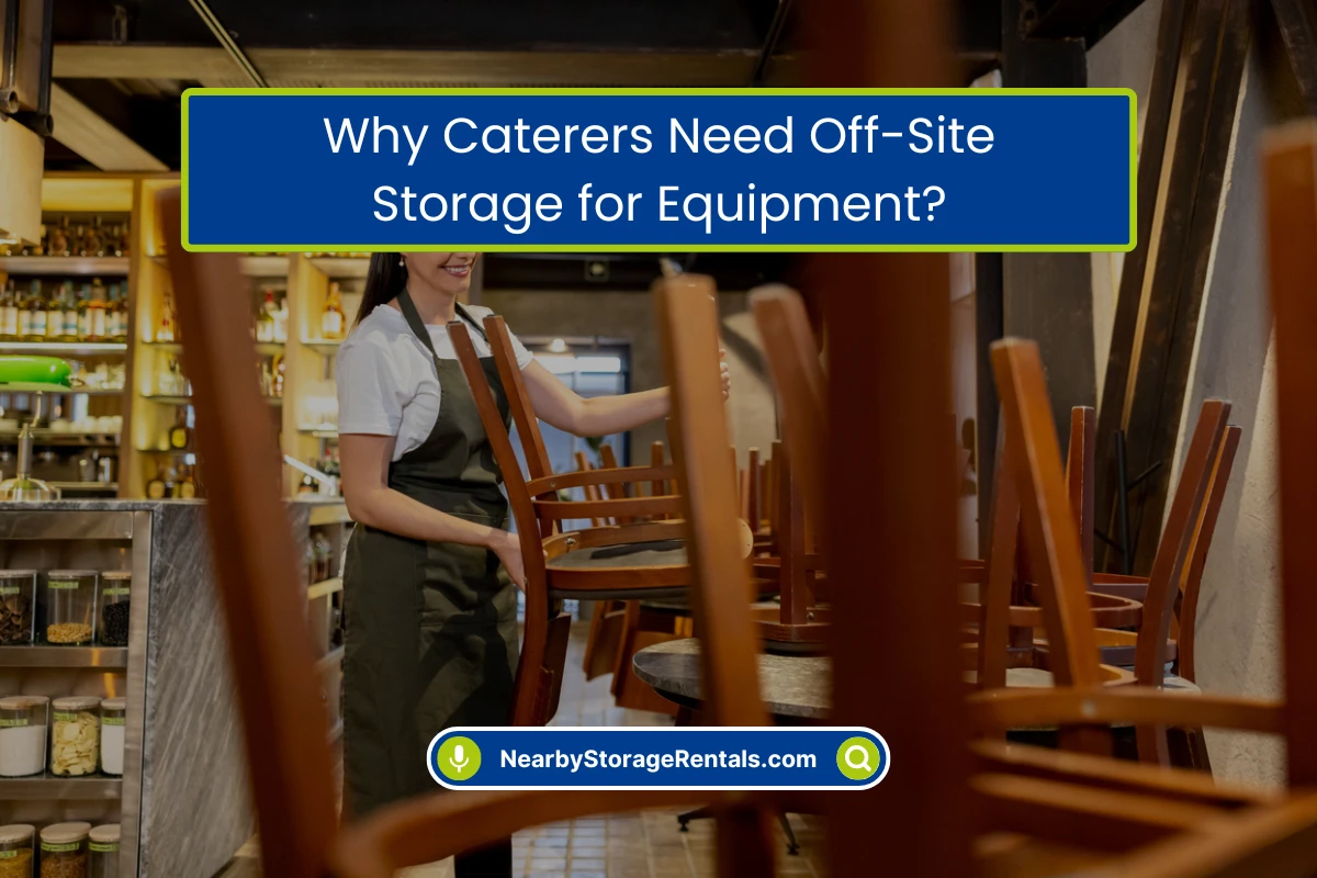 Caterers Need Off-Site Storage for Equipment Caterers Need Off-Site Storage for Equipment