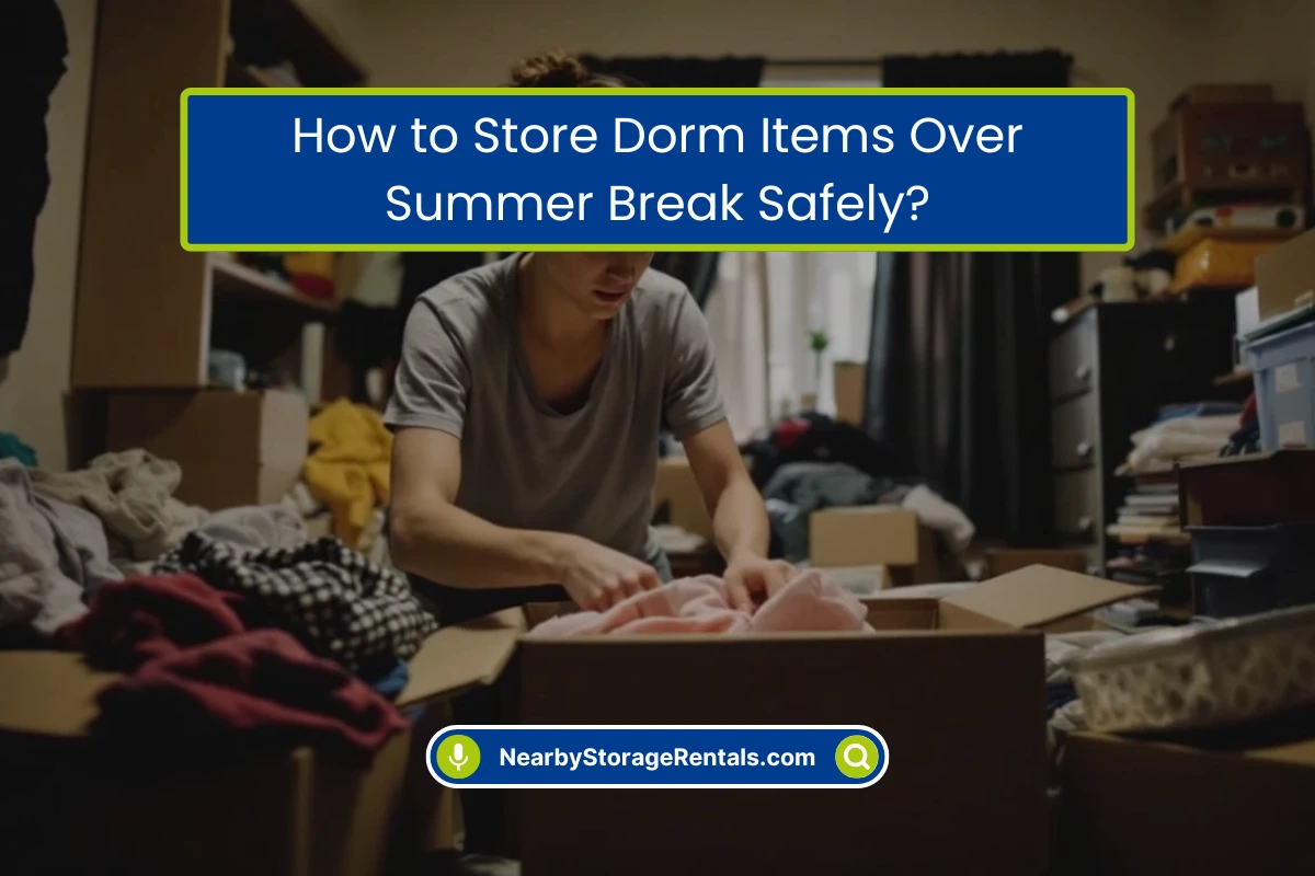 Dorm Room Summer Storage Guide for College Students