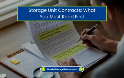 Storage Unit Contracts: What You Must Read First (2026)