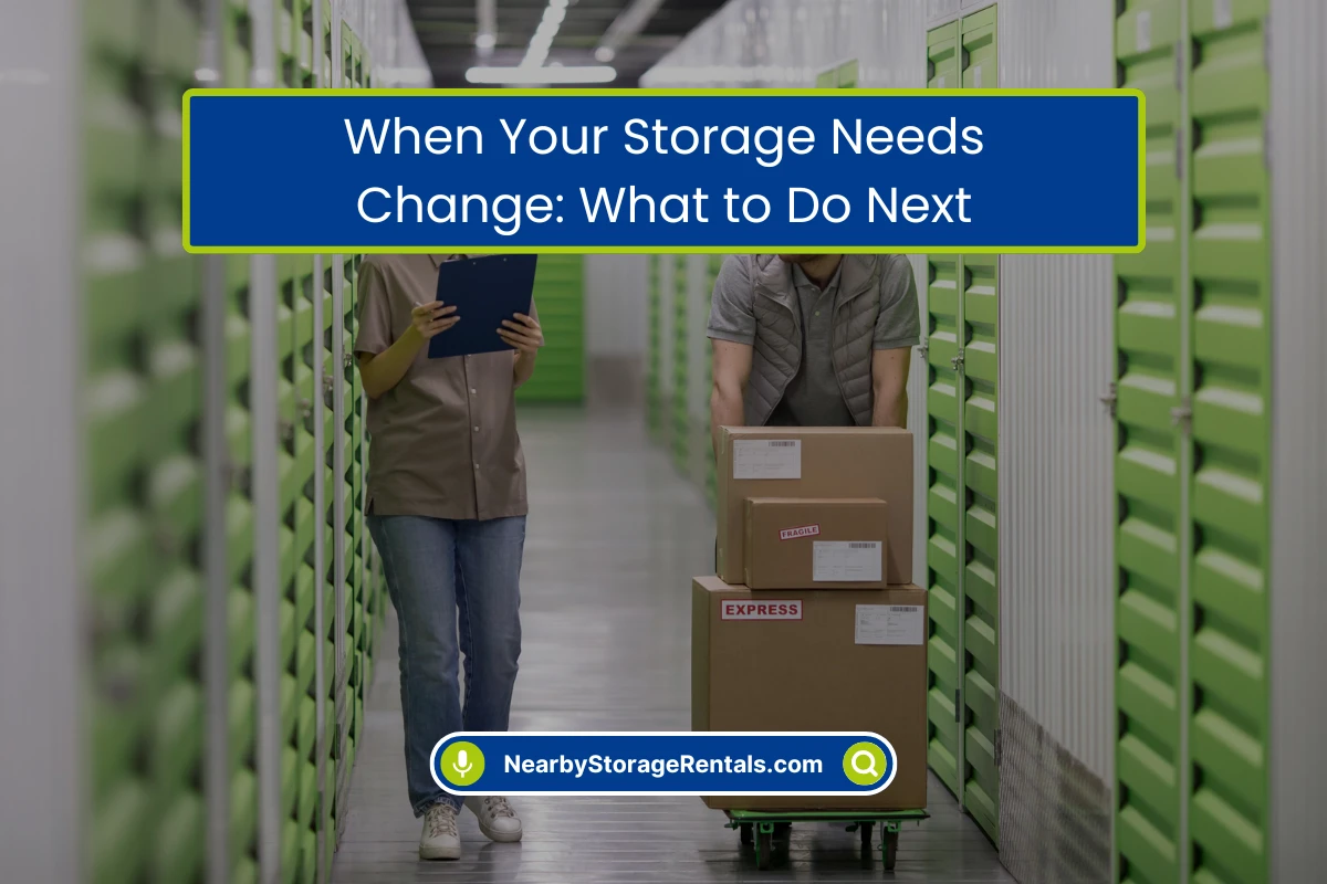How to Handle Changing Storage Needs Without Stress