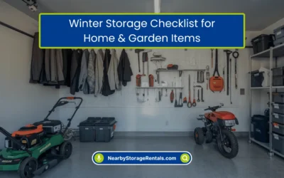 Winter Storage Checklist for Home & Garden Items (2026)