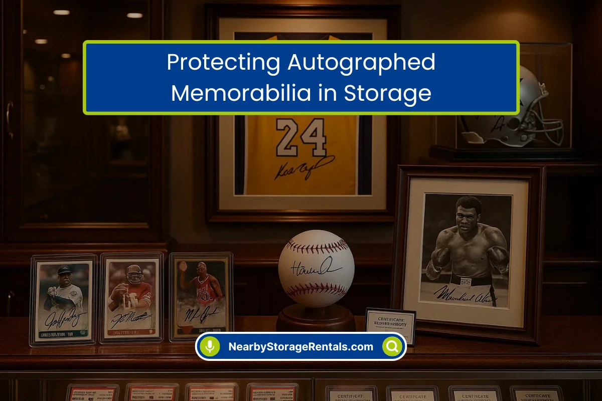 How to Store Signed Sports Memorabilia Safely