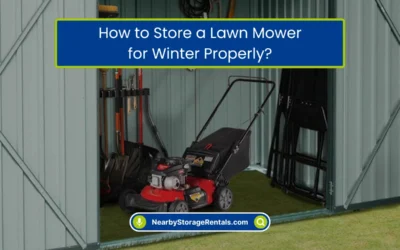 How to Store a Lawn Mower for Winter Properly? (2026)