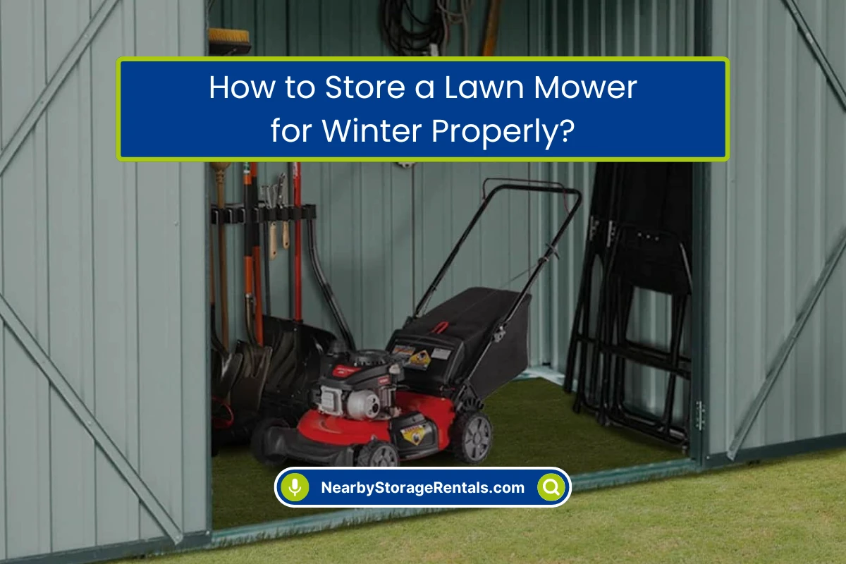 How to Store a Lawn Mower for Winter