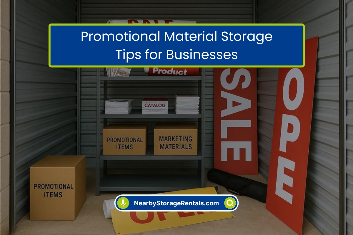 Promotional Material Storage Tips for Small Businesses