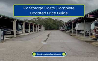 RV Storage Costs: Complete Updated Price Guide (2026)