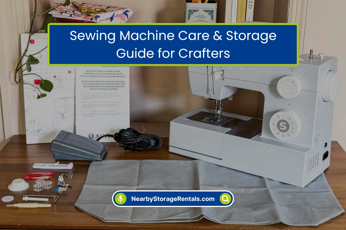 Sewing Machine Storage Tips for Craft Lovers