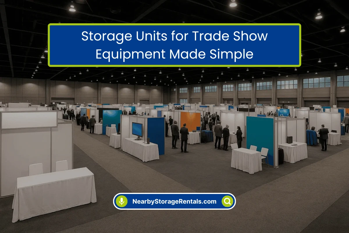 Smart Storage Solutions for Trade Show Gear