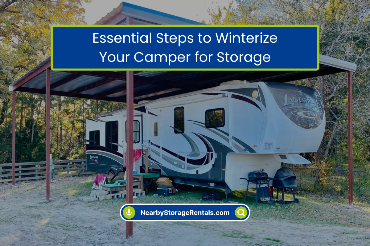 Steps to Winterize Your Camper for Storage