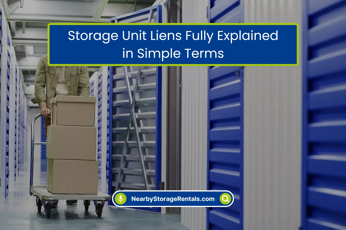 Storage Unit Liens Explained in Simple Terms Storage Unit Liens Explained in Simple Terms