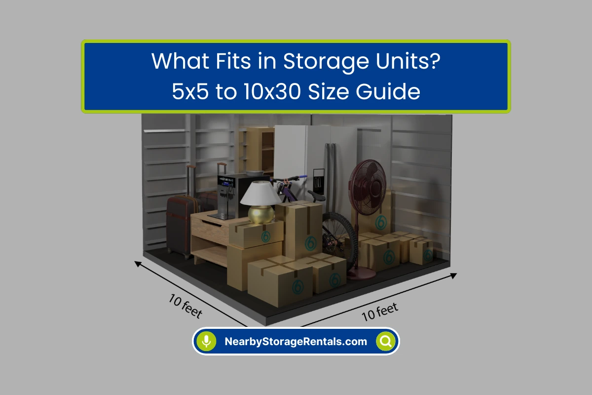 Storage Unit Size Guide 5×5 to 10×30 Storage Unit Size Guide 5x5 to 10x30