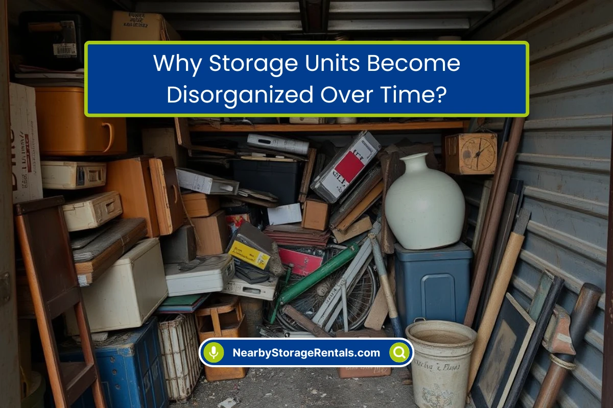 Storage Units Become Disorganized Over Time Storage Units Become Disorganized Over Time