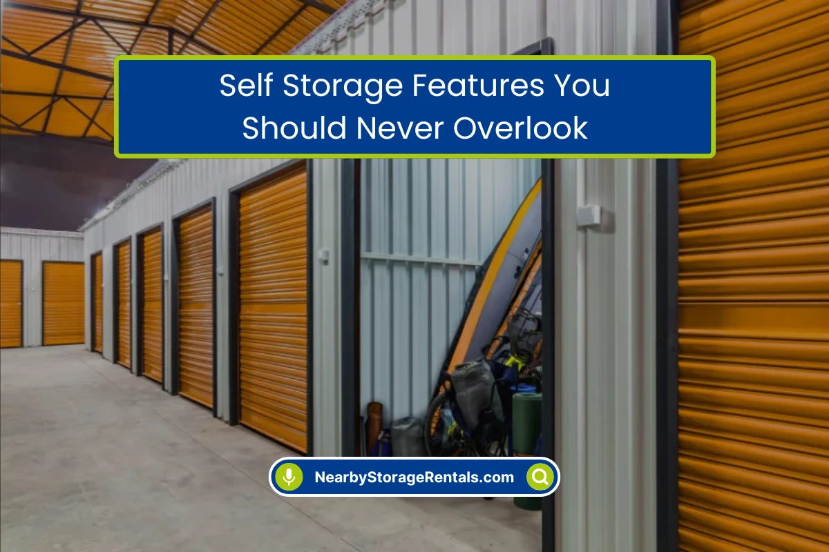 Top Features to Look for in a Storage Facility Top Features to Look for in a Storage Facility