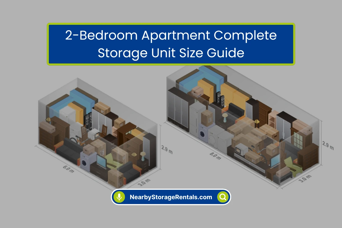 What Size Storage Unit for a 2-Bedroom Apartment