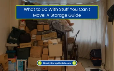 What to Do With Stuff You Can’t Move: A Storage Guide (2026)
