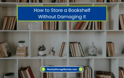 How to Store a Bookshelf Without Damaging It? (2026)