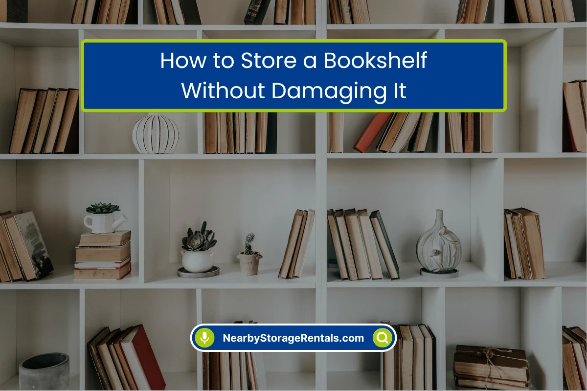 Best Way to Store a Bookshelf During a Move Best Way to Store a Bookshelf During a Move
