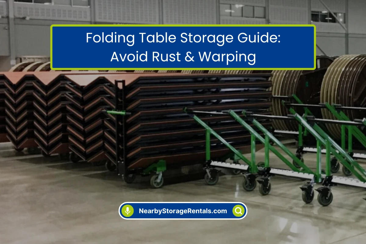 Best Way to Store a Folding Table for Long-Term Use Best Way to Store a Folding Table for Long-Term Use