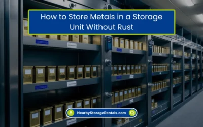 How to Store Metals in a Storage Unit Without Rust? (2026)