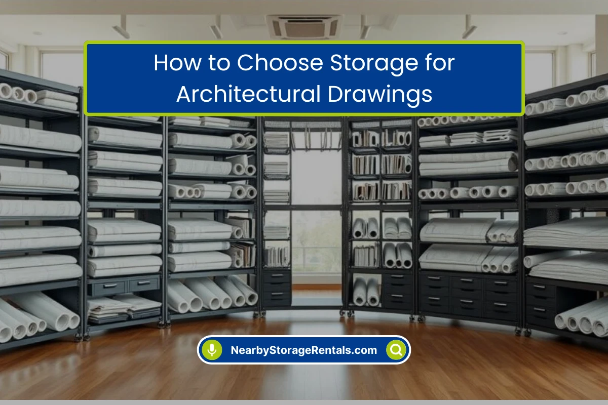 Choose Storage for Architectural Drawings Choose Storage for Architectural Drawings