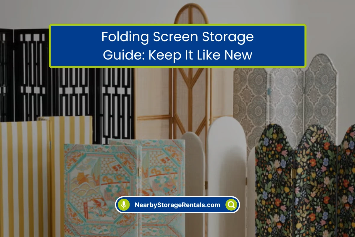 Folding Screen Storage Tips to Prevent Damage Folding Screen Storage Tips to Prevent Damage