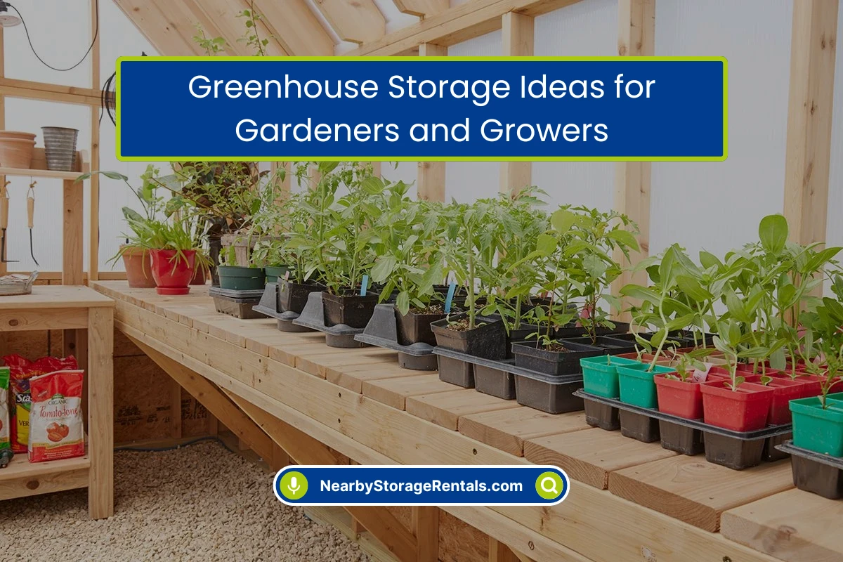 Greenhouse Storage Tips to Maximize Your Growing Space Greenhouse Storage Tips to Maximize Your Growing Space