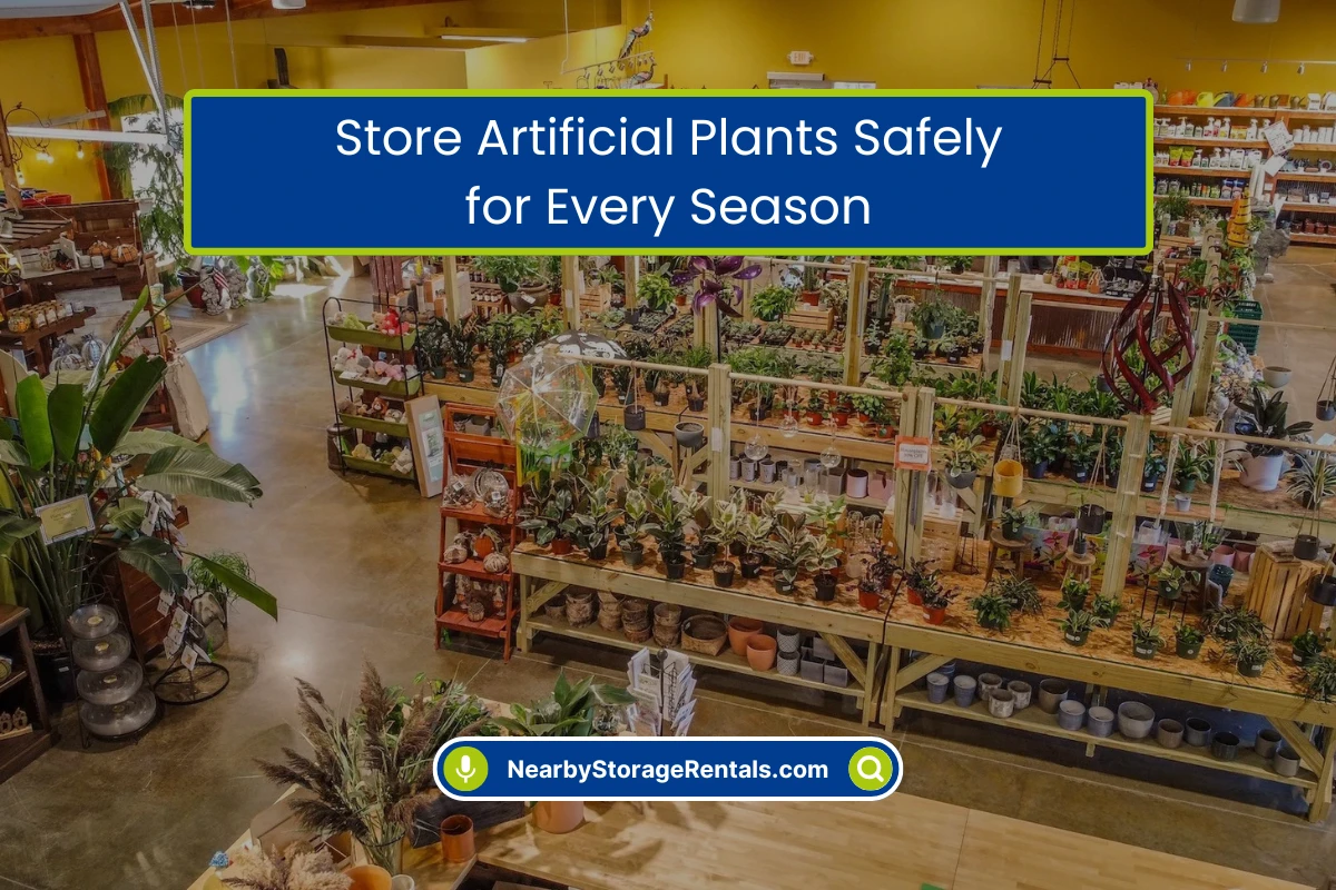 How to Store Artificial Plants Without Damaging Them