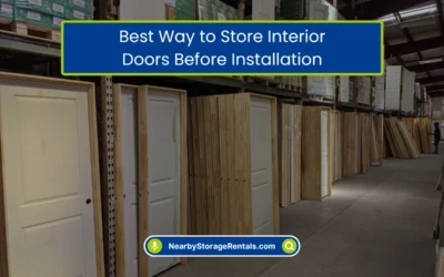 Best Way to Store Interior Doors Before Installation (2026)