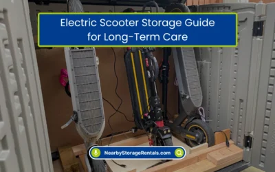 Electric Scooter Storage Guide for Long-Term Care (2026)