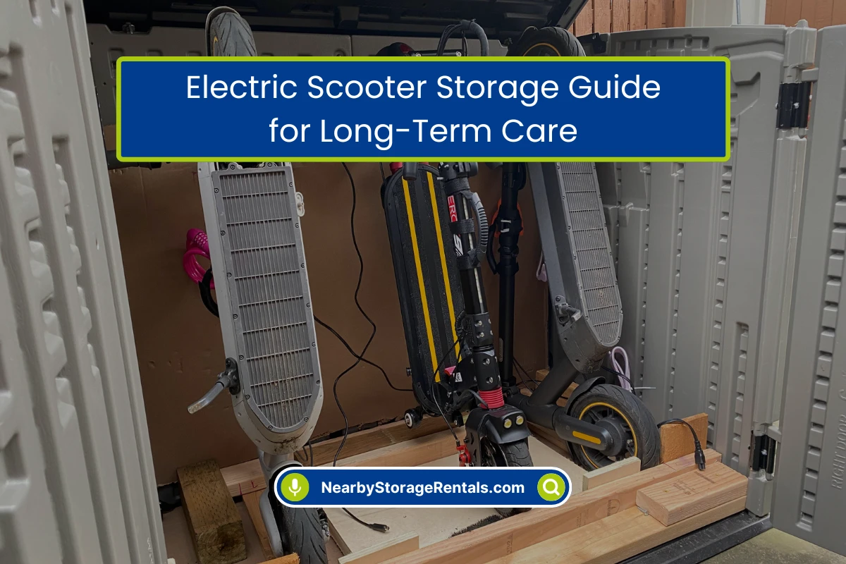 How to Store an Electric Scooter the Right Way