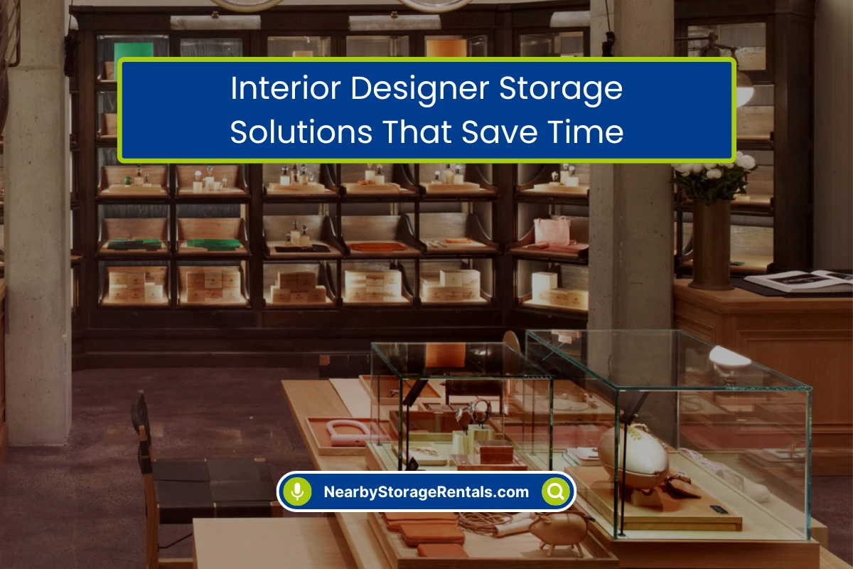 Interior Designer Storage That Save Time