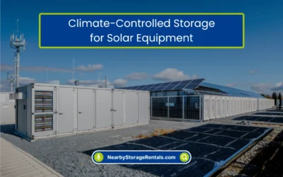 Climate-Controlled Storage for Solar Equipment (2026)