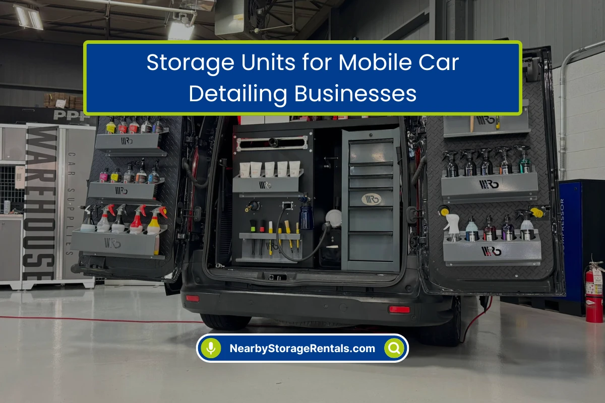 Organize Your Mobile Detailing Business with Storage Organize Your Mobile Detailing Business with Storage