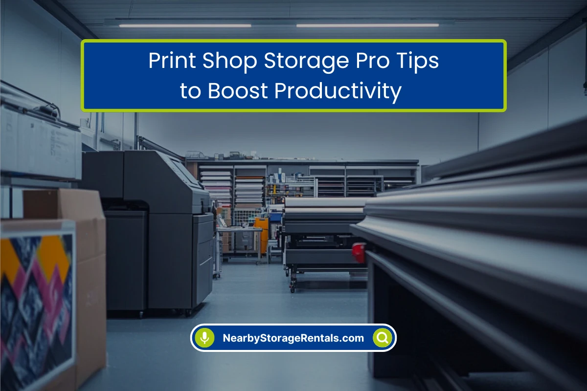 Print Shop Storage Tips to Boost Productivity Print Shop Storage Tips to Boost Productivity