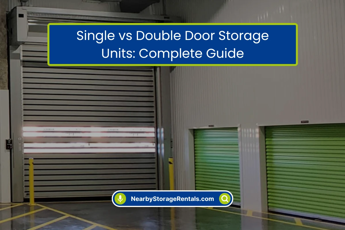 Single Door vs Double Door Storage Units Which Is Better Single Door vs Double Door Storage Units Which Is Better