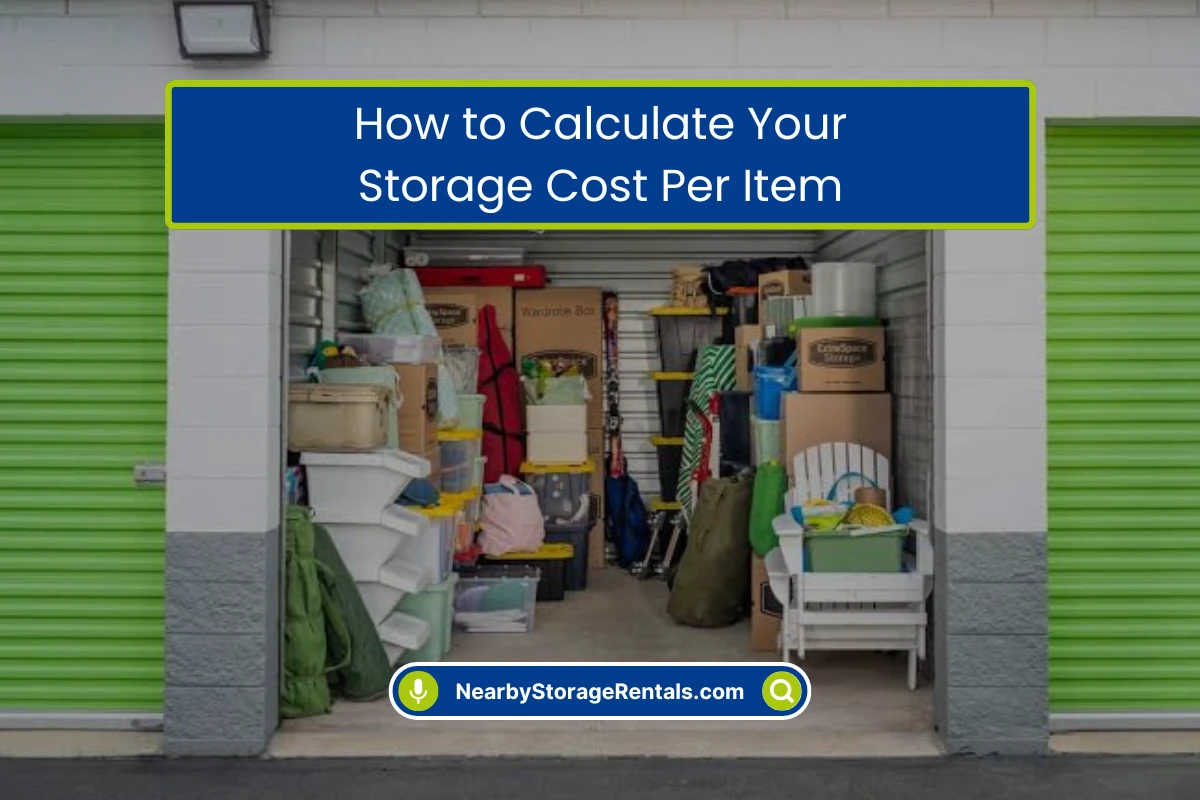 Storage Unit Cost Per Item Is It Worth It Storage Unit Cost Per Item Is It Worth It