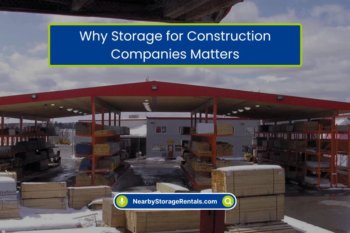 Storage for Construction Companies That Saves Money
