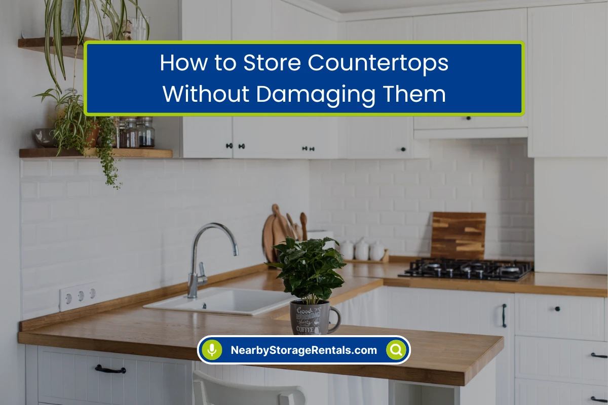 Store Countertops Without Damaging Them