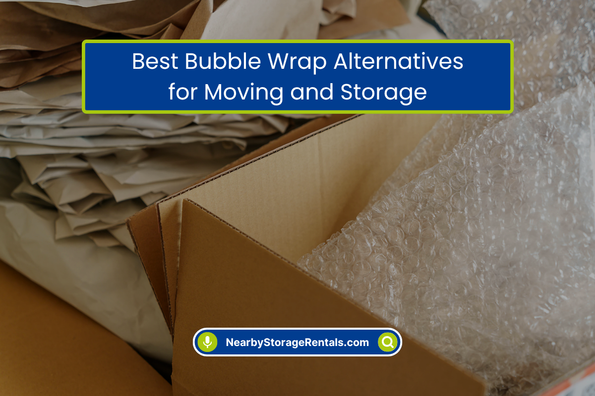 Bubble Wrap Alternatives for Moving and Storage