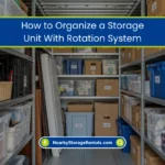 How to Organize a Storage Unit With a Rotation System