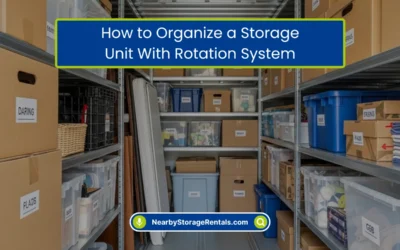How to Organize a Storage Unit With Rotation System? (2026)