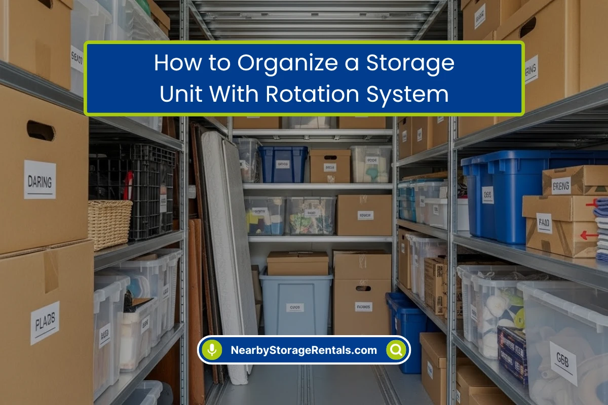 How to Organize a Storage Unit With a Rotation System How to Organize a Storage Unit With a Rotation System
