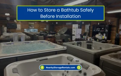 Storage Blog | Tips, Guides & Storage Ideas 4 How to Store a Bathtub Safely Before Installation? (2026)