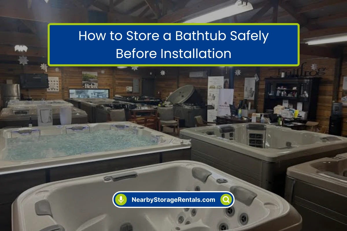 How to Properly Store a New Bathtub How to Properly Store a New Bathtub