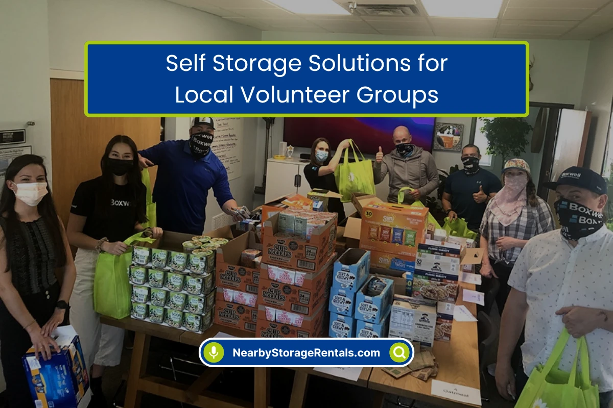 Self Storage Solutions for Volunteer Groups