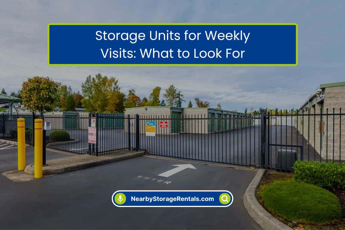 Storage Unit Features You Need for Weekly Visits Storage Unit Features You Need for Weekly Visits