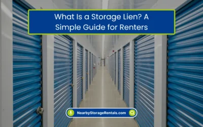 What Is a Storage Lien? A Simple Guide for Renters (2026)