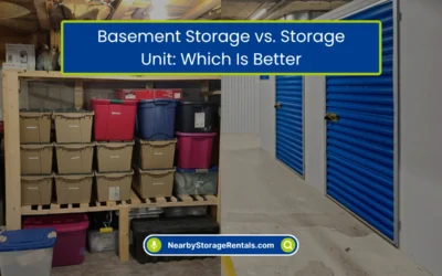 Basement Storage vs. Storage Unit: Which Is Better? (2026)